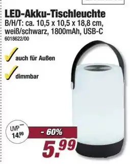 Poco LED-Akku-Tischleuchte Angebot