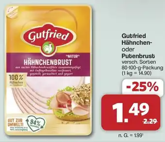 Famila Nord West Gutfried Hähnchen- oder Putenbrust Angebot