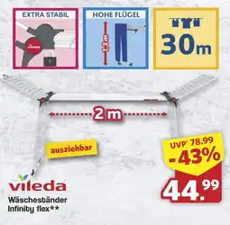 Famila Nord West vileda Wäscheständer Infinity flex Angebot