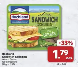 Famila Nord West Hochland Sandwich Scheiben Angebot
