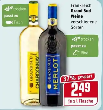 REWE Grand Sud Weine 1L Angebot