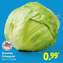 Lidl Deutscher Eisbergsalat Angebot