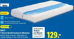 Lidl BECO 7-Zonen Komfortschaum-Matratze Angebot