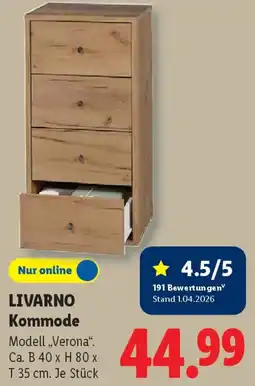 Lidl LIVARNO Kommode Angebot