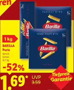 Lidl BARILLA Pasta Angebot