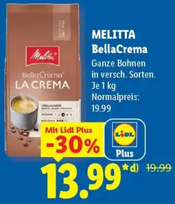 Lidl MELITTA BellaCrema Angebot