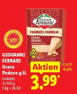 Lidl GIOVANNI FERRARI Grana Padano g.U. Angebot
