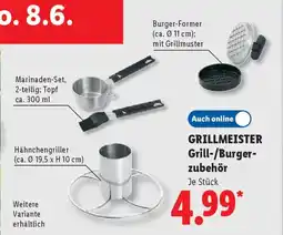 Lidl GRILLMEISTER Grill-/Burgerzubehör Angebot