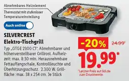 Lidl SILVERCREST Elektro-Tischgrill Angebot