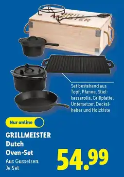 Lidl GRILLMEISTER Dutch Oven-Set Angebot