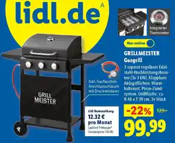 Lidl GRILLMEISTER Gasgrill Angebot