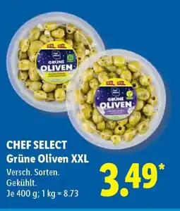 Lidl CHEF SELECT Grüne Oliven XXL Angebot
