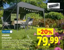 Lidl LIVARNO Faltpavillon Angebot