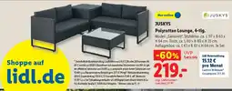 Lidl JUSKYS Polyrattan Lounge, 4-tlg. Angebot