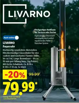 Lidl LIVARNO Feuerrohr Angebot