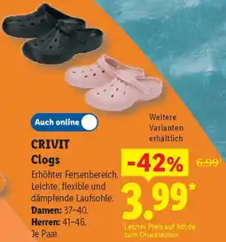 Lidl CRIVIT Clogs Angebot