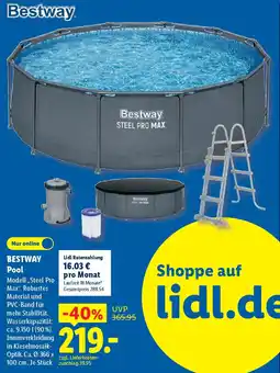 Lidl BESTWAY Pool Angebot