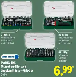 Lidl PARKSIDE Ratschen-Bit- und Steckschlüssel-/Bit-Set Angebot
