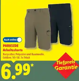Lidl PARKSIDE Arbeitsshorts Angebot