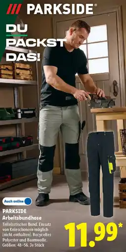 Lidl PARKSIDE Arbeitsbundhose Angebot