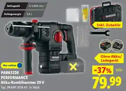 Lidl PARKSIDE PERFORMANCE Akku-Kombihammer 20 V Angebot