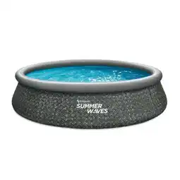 Globus Baumarkt Summer Waves Pool-Set Dark Herringbone Angebot