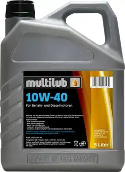 Globus Baumarkt Multilub Motoröl 10W 40 Angebot