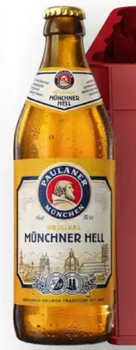 Scheck-in-Center Paulaner Münchner Hell Angebot