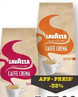 Scheck-in-Center Lavazza Caffè Crema Angebot