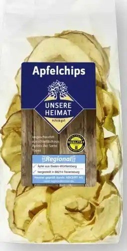 Scheck-in-Center Unsere Heimat Apfelchips Angebot
