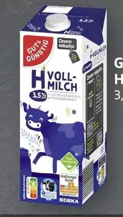 Scheck-in-Center Gut & Günstig H-Vollmilch Angebot