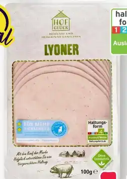Scheck-in-Center Hofglück Lyoner Angebot