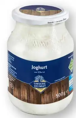 Scheck-in-Center Unsere Heimat Joghurt Angebot