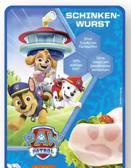 Scheck-in-Center Paw Patrol Schinkenwurst Angebot
