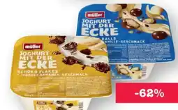 Scheck-in-Center Müller Joghurt mit der Ecke Angebot