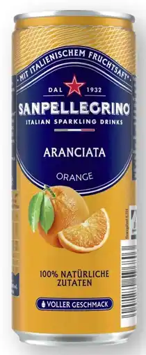 Scheck-in-Center San Pellegrino Aranciata Angebot