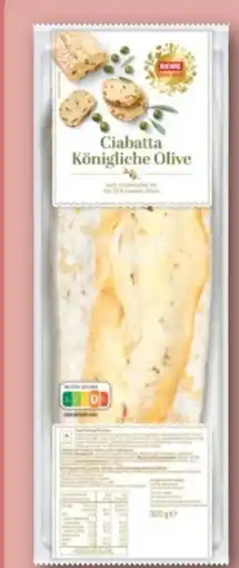 REWE Center Rewe Feine Welt Königliche Olive Ciabatta Angebot
