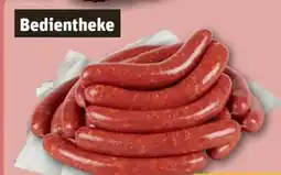 REWE Center Fleisch Schwamm Merguez Rind & Lamm Bauernbratwurst Angebot