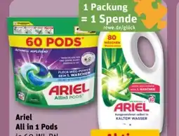 REWE Center Ariel 3in1 Pods Vollwaschmittel mit Febreze Angebot