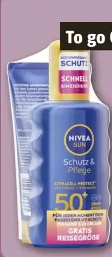 REWE Center Nivea Sun Schutz & Pflege Spray LSF 50+ Angebot