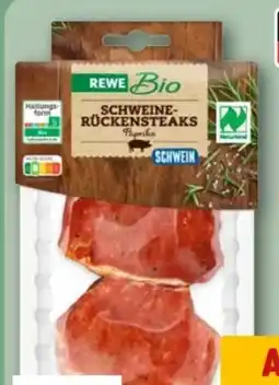 REWE Center Rewe Bio Bio-Schweine-Rückensteaks Angebot