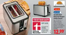 Lidl SILVERCREST Edelstahl Doppelschlitz-Toaster Angebot