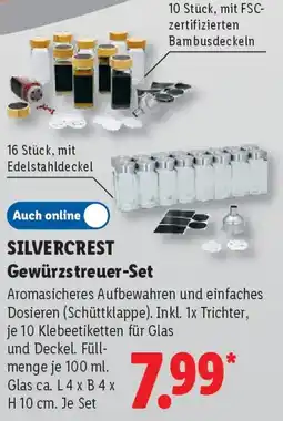 Lidl SILVERCREST Gewürzstreuer-Set Angebot