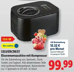 Lidl SILVERCREST Eiscrememaschine mit Kompressor Angebot
