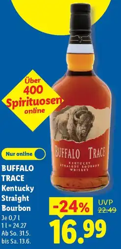 Lidl BUFFALO TRACE Kentucky Straight Bourbon Angebot