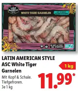 Lidl LATIN AMERICAN STYLE ASC White Tiger Garnelen Angebot