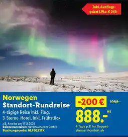 Lidl Norwegen Standort-Rundreise Angebot