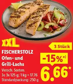 Lidl FISCHERSTOLZ Ofen- und Grill-Lachs Angebot