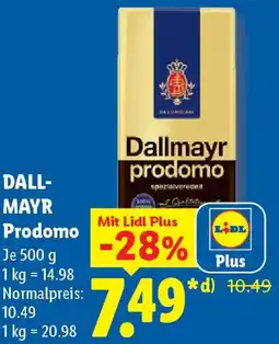 Lidl DALLMAYR Prodomo Angebot