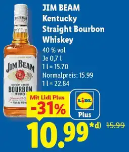 Lidl JIM BEAM Kentucky Straight Bourbon Whiskey Angebot